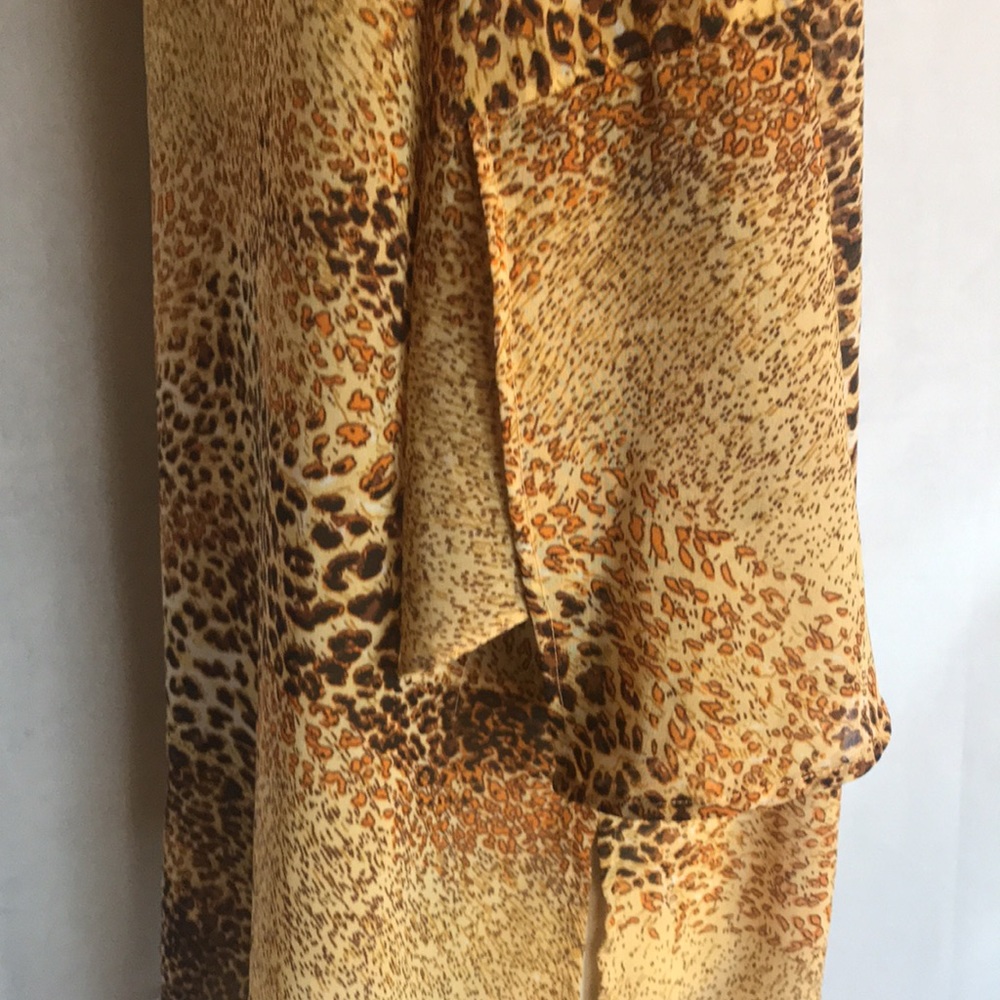 Cheetah Print Duster (Button Front) - image 5